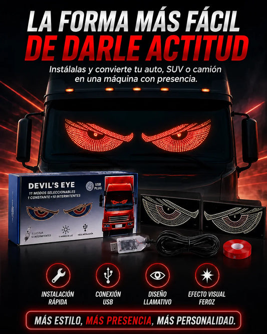 Ojos LED Devil Eyes el regalo perfecto para el auto de papa + envio gratis a todo Guatemala🎁