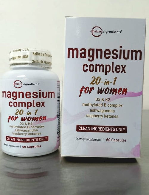 Magnesium 20 en 1 para Mujeres – Bienestar, Energía y vitalidad Diaria+envio gratis a toda Guatemala🎁