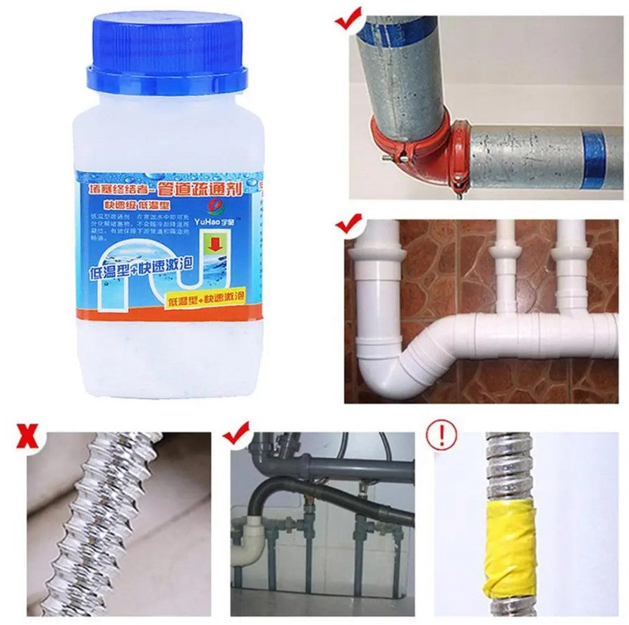 Polvo destapa cañerías y tuberías+ ENVIO GRATIS A TODA GUATEMALA🎁