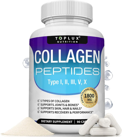 Colágeno Péptidos Toplux"y Revive Tu Vitalidad  ayuda a tu cuerpo a sentirse joven y saludable,