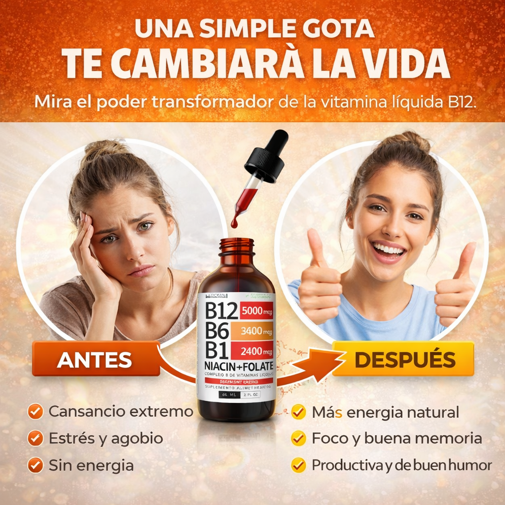 ⚡COMPLEX VITAMINICO B12 NUSAVA + ENVIO GRATIS🎁