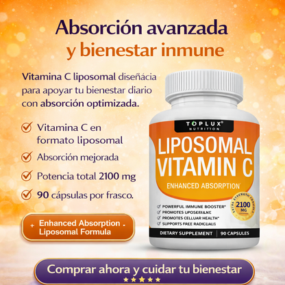 Vitamina C liposomal x 90 capsulas + envio gratis a toda Guatemala🎁