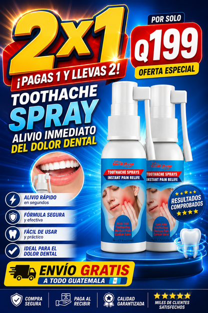 SPRAY BUCAL / ALIVIO RAPIDO PARA EL DOLOR DENTAL Y ENCIAS🦷 lleva 2x1+ ENVIO GRATIS