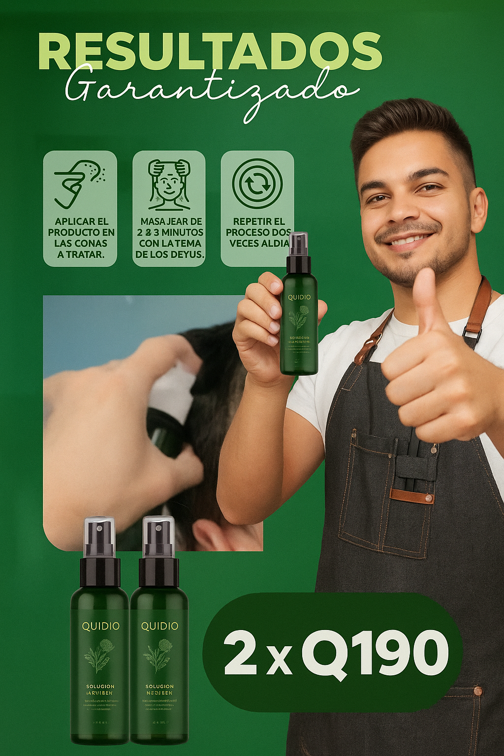 OUHOE ANTI CAIDA DE CABELLO | SUPER OFERTA 2X1 🎁 ENVÍO GRATIS