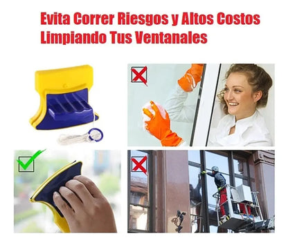 Limpia Vidrios Magnético cuídate usándolo no arriesgues tu vida+ envio gratis de 🎁 a todo Guatemala