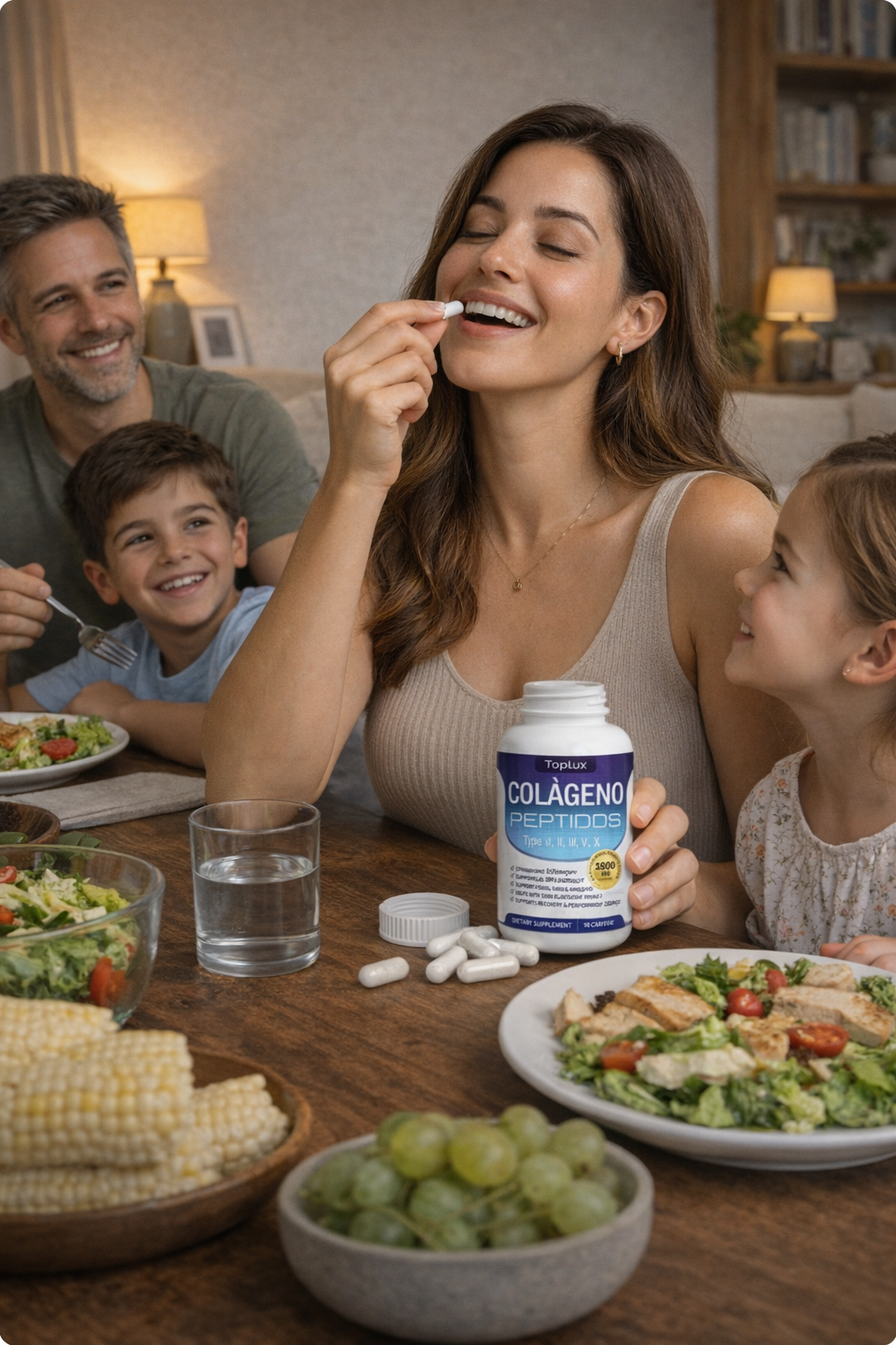 Colágeno Péptidos Toplux"y Revive Tu Vitalidad  ayuda a tu cuerpo a sentirse joven y saludable,