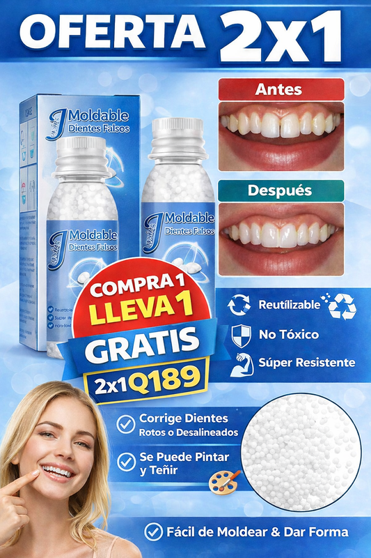 Moldeador Dental Fácil de REGENERAR TUS DIENTES PROMO 2X1 + ENVIO GRATIS A TODA GUATEMALA🎁