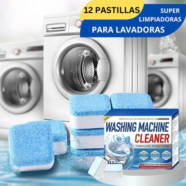 PASTILLA LIMPIEZA LAVADORA X12UNDADES - ENVÍO GRATIS 😁⚡