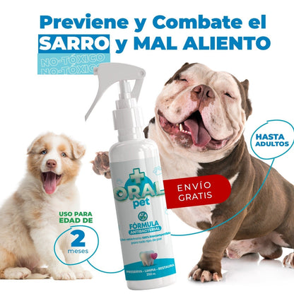 OralPet™ Dile Adiós Al Sarro - Limpieza bucal para mascotas - ENVÍO GRATIS 🎁