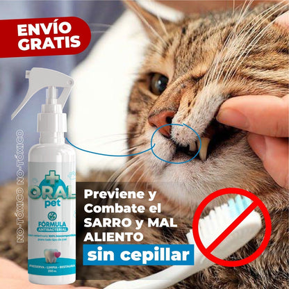 OralPet™ Dile Adiós Al Sarro - Limpieza bucal para mascotas - ENVÍO GRATIS 🎁