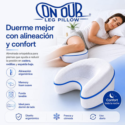 El dolor de la ciática ya no será un problema con nuestra Almohada Leg Pillow Confort + envio gratis a todo Guatemala🎁