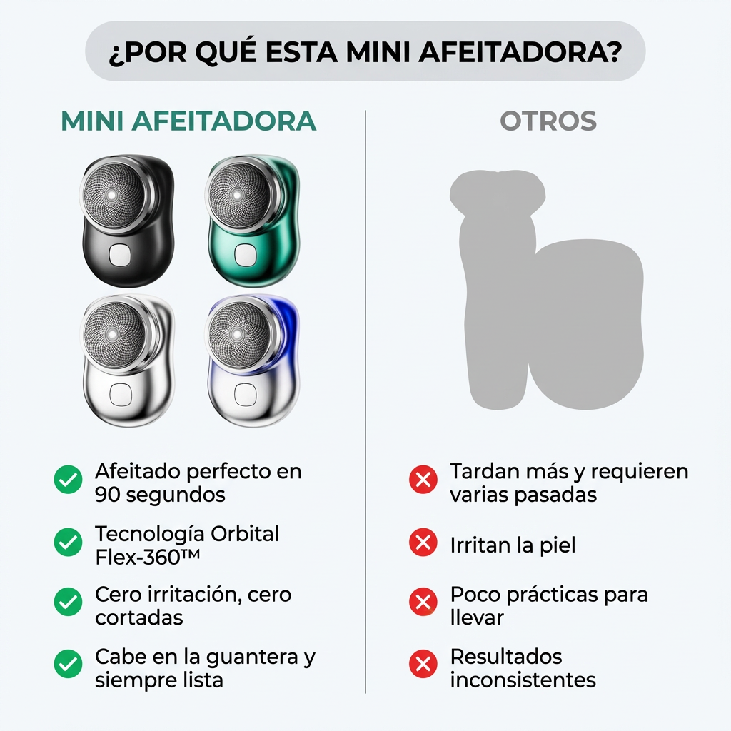 SHAVER PRO 360°: Mini Rasuradora