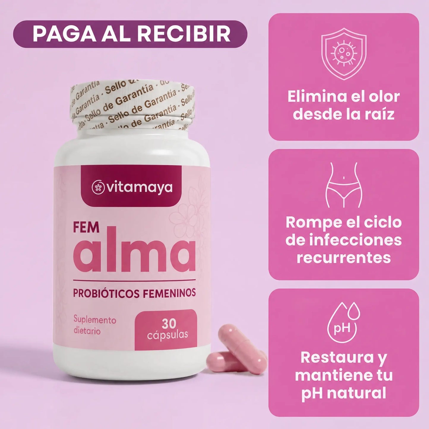 Fem Alma - Rompe el Ciclo de Infecciones de forma rápida + envio gratis a todo Guatemala🎁