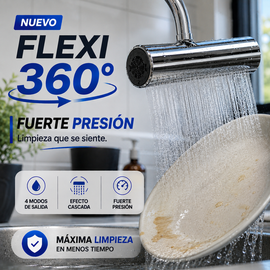 GRIFO MULTIFUNCIONAL FLEXI SPRAY 4 EN 1 GIRA 360° NO PIERDA ESTA SUPER PROMO+ ENVIO GRATIS DE 🎁 A TODO GUATEMALA
