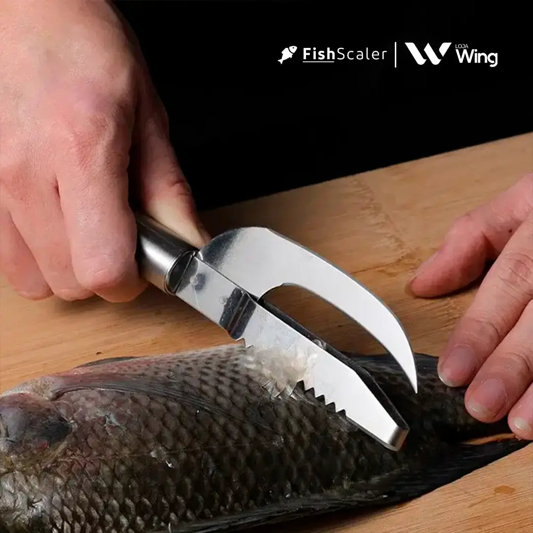 Cuchillo para limpiar pescado 3 en 1 de acero inoxidable +envío gratis a toda Guatemala 🎁