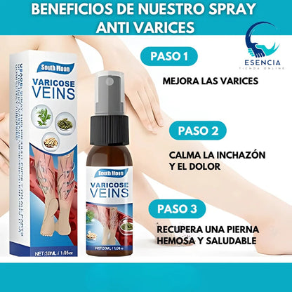 Spray Anti-Varices 100% Natural,DILE ADIOS AL DOLOR EN TUS PIERNAS😊 LLEVA 2X1